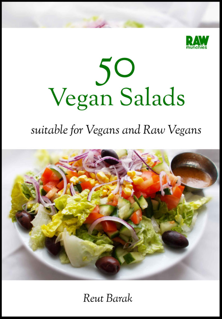 50 Salads @RawMunchies Book Series - Quick, easy, and healthy, with a touch of style and famous salads from world cuisine. This book has both regular and ultra-detox recipes. at: http://rawmunchies.org/50-salads/ tags: #RawMunchies #rawmunchies #cookbook #vegan #rawvegan #spaghetti #pesto #macandcheese #meatballs #farfalle #cream #50salads #greeksalad #coleslaw #asiansalad #gardensalad #sauce #vinegrette #fruitsalad #tabuli